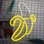 Banana Neon Signs LED Neon Lights Art Wall Decorative Lights Neon Lights for Christmas Room Wall Kids Bedroom Birthday Party Bar Decor 11''X19.7'' (Warm Yellow Banana)