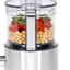 GE Food Processor | 12 Cup | Complete with 3 Feeding Tubes, Stainless Steel Mixing Blade & Shredding Disc | 3 Speed | Great for Shredded Cheese, Chicken & More | Kitchen Essentials | 550 Watts