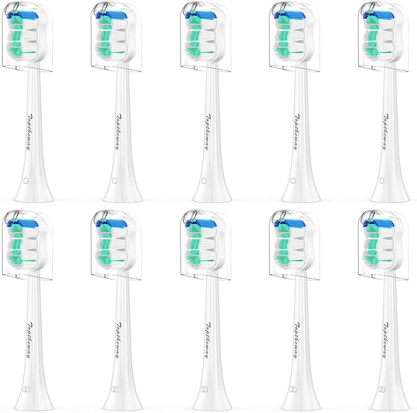 Replacement Brush Heads for Philips Sonicare DiamondClean ProtectiveClean 2 Series Plaque Control Gum Health FlexCare HealthyWhite+ EasyClean