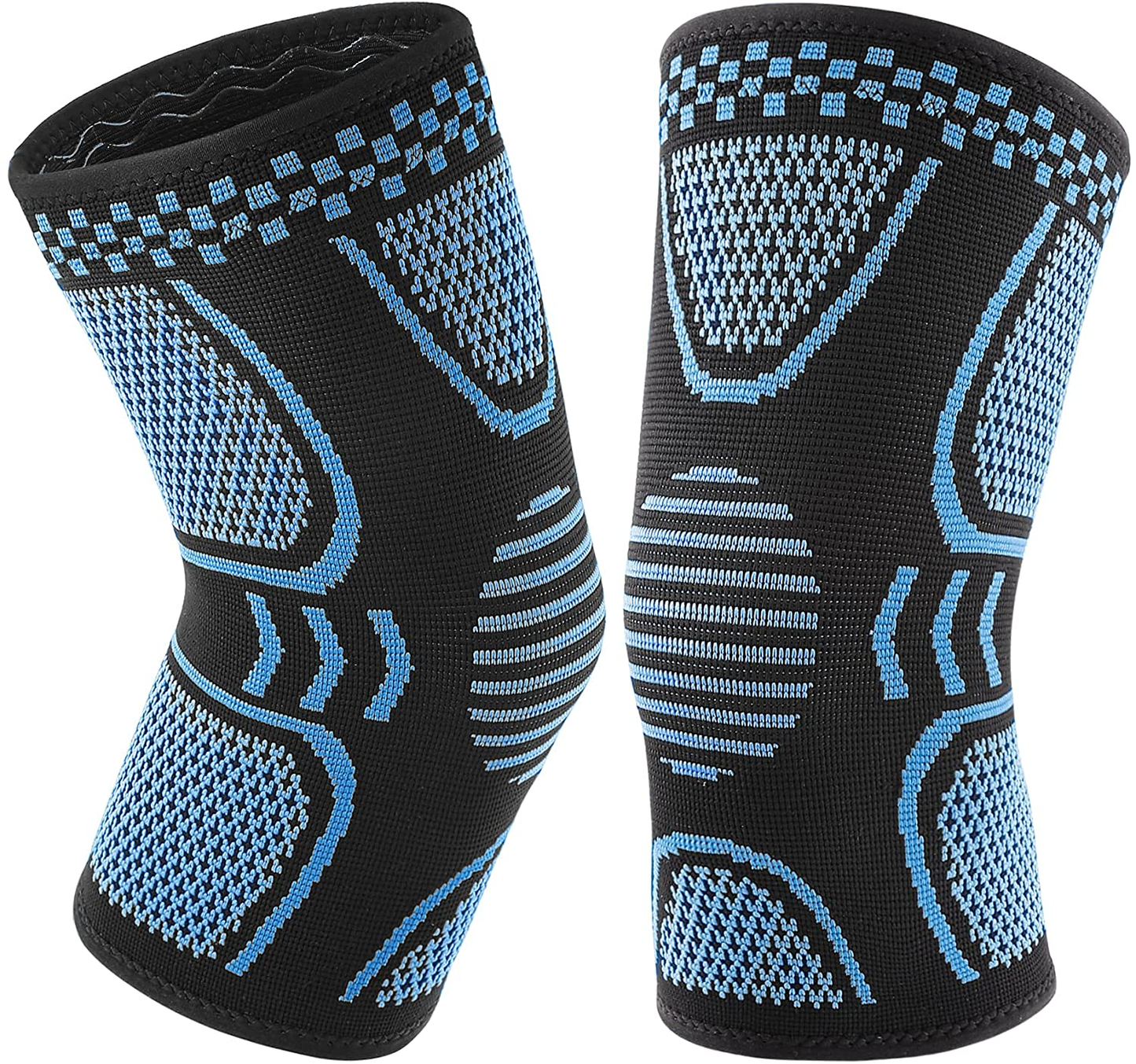 1 Pair Knee Brace Knee Compression Sleeve for Men & Women Knee Support Knee Pads for Meniscus Tear, ACL, Arthritis, Joint Pain Relief Working Out Sports