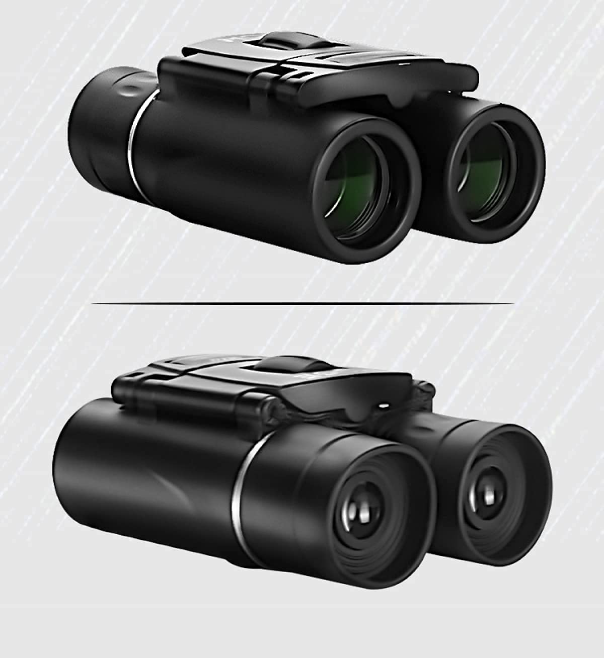 10X22 Binoculars for Adults with Universal Mobile Phone Adapter, Foldable Portable HD Lens, Bak 4 Prism, Binoculars Suitable for Bird Watching, Hunting and Traveling