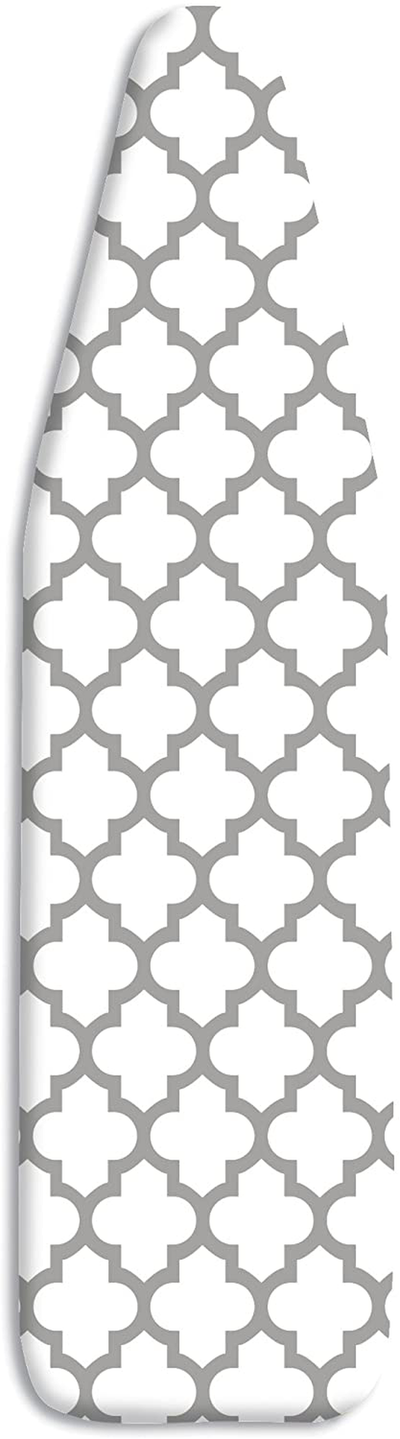 Whitmor Deluxe Ironing Board Cover and Pad - Medallion Gray