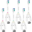 Aoremon Replacement Toothbrush Heads Compatible with Philips sonicare E-Series, 6 Pack Replacement Brush Heads Come with Caps