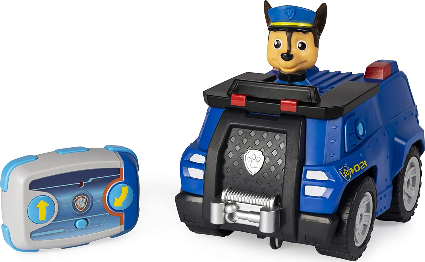 Paw Patrol, Chase Remote Control Police Cruiser with 2-Way Steering, for Kids Aged 3 and Up