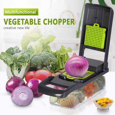 12-in-1 Multi-Functional Food Chopper with Container