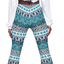 Women Boho Vintage Stretchy Bell Bottom High Waist Flare Pants Hippie Baggy Wide Leg Palazzo Trousers