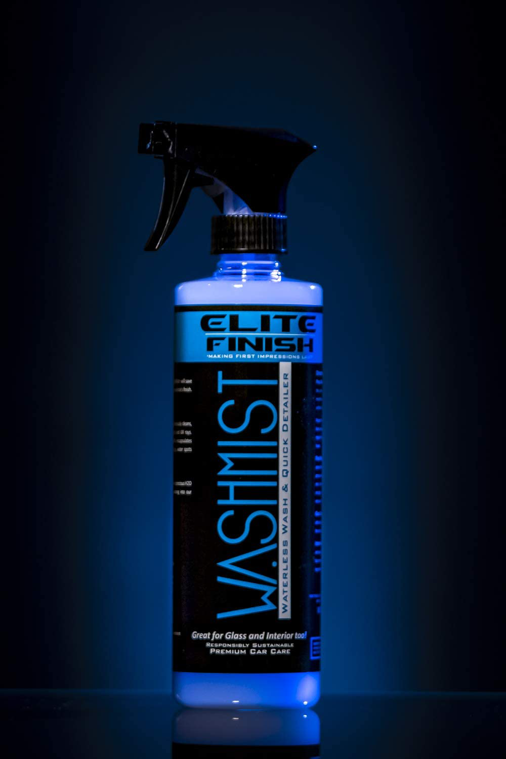 WashMist Waterless Car Wash Kit - Evolutionary Hydrophobic Polymer Technology - Eco-Friendly - Fast Easy to use; Clean Shine, virtually Anywhere, Anytime!