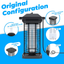 Waterproof Bug Zapper Outdoor Electric Mosquito Killer Lamp IPx4 Gnat Insect Fruit Fly Trap for Patio, Backyard and Home