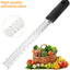Lemon Zester Tool, Parmesan Cheese Grater with Handle, Best Fine Ginger Zester Grater, Nutmeg Graters for Kitchen Stainless Steel, Handheld Citrus Zesters for Kitchen and for Lime Coconut by HAHAYOO