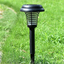 2Pcs Solar Powered Bug Zapper LED Mosquito Killer Light Insect Pest Killer Lamp for Indoor Outdoor Use