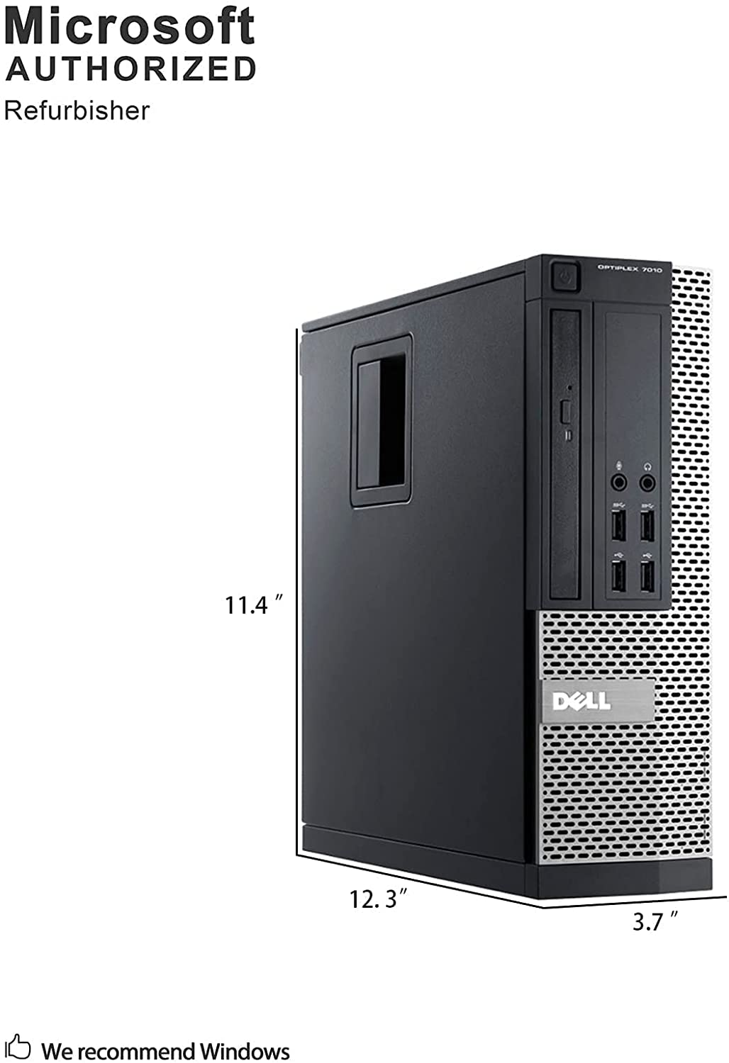Dell Optiplex 7010 Business Desktop Computer (Intel Quad Core I5-3470 3.2Ghz, 16GB RAM, 2TB HDD, USB 3.0, DVDRW, Windows 10 Professional (Renewed)