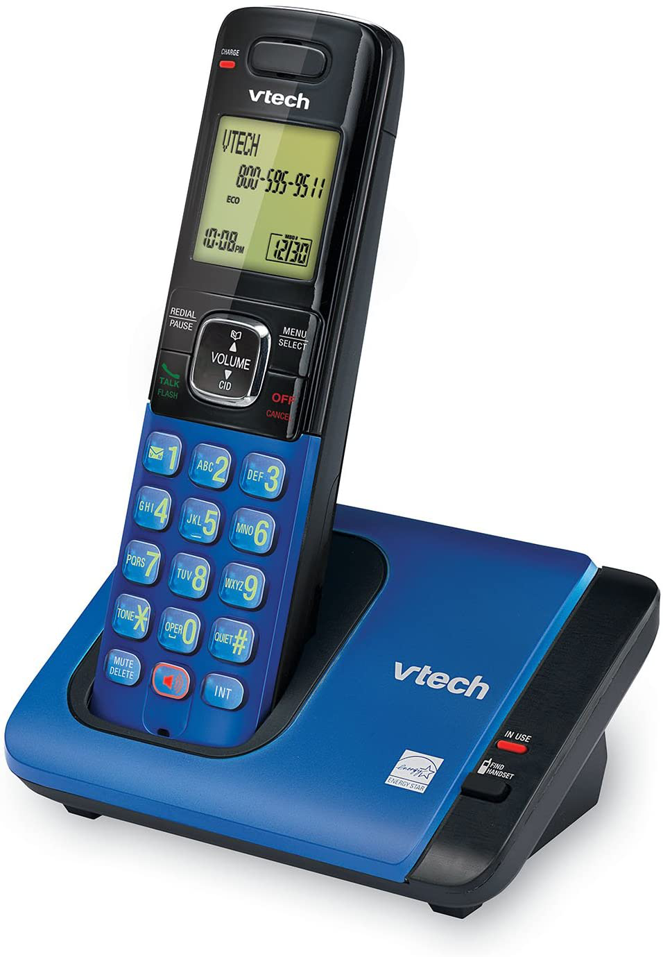 VTech CS6719-15 DECT 6.0 Phone with Caller ID/Call Waiting, 1 Cordless Handset