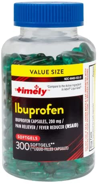 Ibuprofen 200Mg - Pain Relief Tablets and Fever Reducer for Adults - for Headache Relief, Menstrual Pain, Tooth and Joint Aches