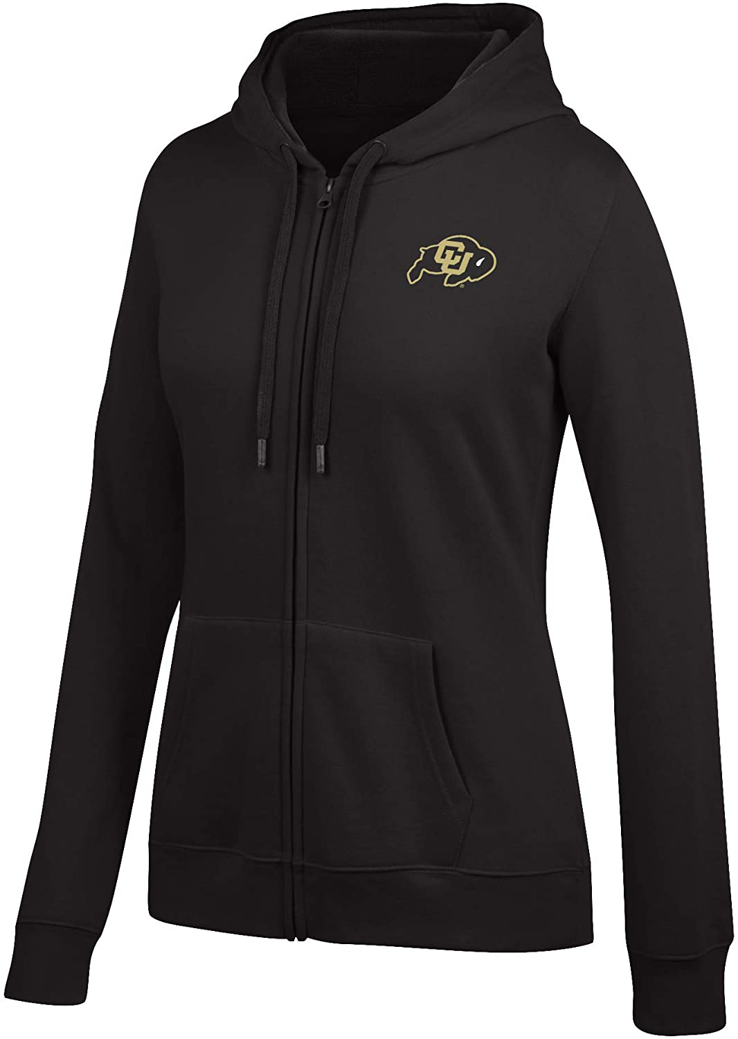 Top of the World Womens Essential Full Zip Fleece Hoodie Sweatshirt