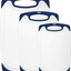 HOMWE Kitchen Cutting Board (3-Piece Set) - Juice Grooves with Easy-Grip Handles, Non-Porous, Dishwasher Safe - Multiple Sizes - Navy Blue