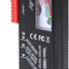Battery Tester Checker by WeePro - Universal Battery Tester Monitor for AA AAA C D 9V 1.5V Button Cell Batteries - Household Battery Life Level Testers Power Meter