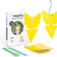 Trappify Sticky Fruit Fly and Gnat Trap Yellow Sticky Bug Traps for Indoor/Outdoor Use - Insect Catcher for White Flies, Mosquitos, Fungus Gnats, Flying Insects - Disposable Glue Trappers (50)