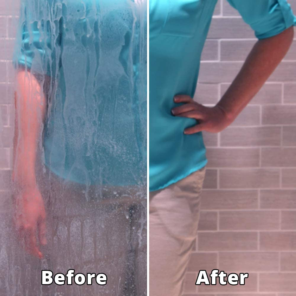 Rejuvenate Scrub Free Soap Scum Remover Shower Glass Door Cleaner Works on Ceramic Tile, Chrome, Plastic and More 24oz & Cabinet & Furniture Restorer Fills in Scratches Seals