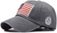 Men'S American-Flag Baseball-Cap Embroidery - Washed Adjustable USA Dad Hat for Women