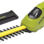 Sun Joe HJ604C 7.2-Volt 2-In-1 1250-RPM Cordless Grass Shear / Shrubber Handheld Trimmer, Rechargeable On-Board Lithium-Ion Battery and Charger Included