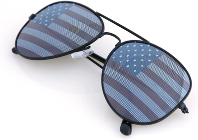 Aviator USA America American Flag Sunglasses - Great Accesory for 4Th of July