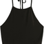 Romwe Women's Casual Camisole Sleeveless Vest Halter Cami Tank Top