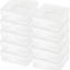 Modular Supply Case, PVC-Free ,Large,10 Pack, Clear