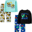 Simple Joys by Carter'S Boys' 4-Piece Fleece Pajama Set