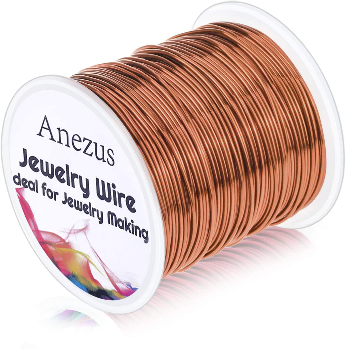 20 Gauge Jewelry Wire, Anezus Craft Wire Tarnish Resistant Copper Beading Wire for Jewelry Making Supplies and Crafting