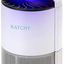 Katchy Indoor Insect Trap - Catcher & Killer for Mosquito, Gnat, Moth, Fruit Flies - Non-Zapper Traps for Buzz-Free Home - Catch Flying Insect Indoors with Suction, Bug Light & Sticky Glue (White)