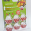 BEAPCO 10036 Prefilled Fruit Fly Traps, 6-Pack, Red