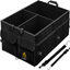 EcoNour Trunk Organizer with Detachable Dividers | Tough and Sturdy Trunk Organizers and Storage SUV with Straps | Foldable Automotive Consoles & Organizers with Non-Slip Bottom & Multiple Lid Pockets