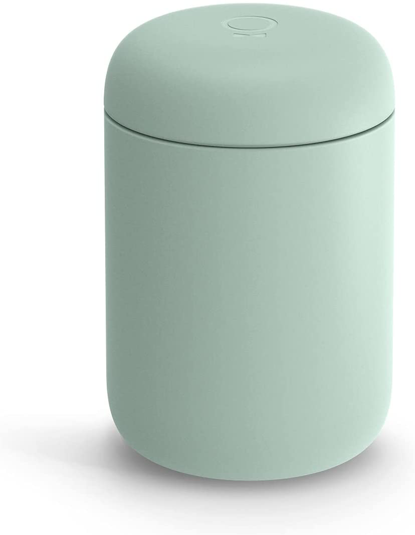 Fellow Carter Everywhere Travel Mug - Wide Mouth Vacuum-Insulated Stainless Steel Coffee and Tea Tumbler with Ceramic Interior, Cargo Green, 16 Oz Cup