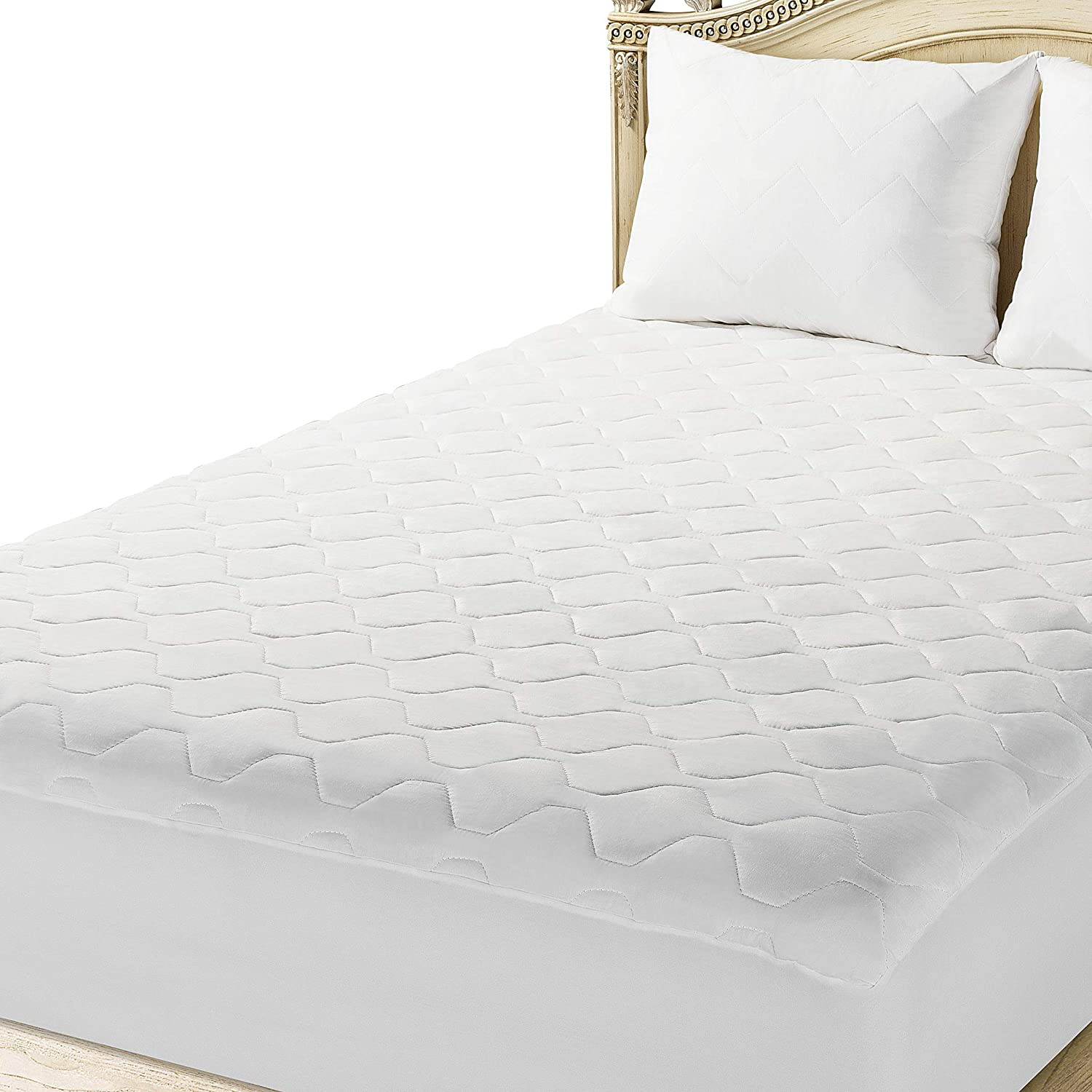 The Grand Mattress Pad Cover - Fitted Deep Pockets, Only Quality Fabrics Used & Breathable - Suitable for Cot (33"x75")