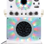 Bluetooth Karaoke System with LED Disco Lights, CD+G, USB, and Microphone