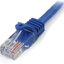 Startech.Com 3 Ft. (0.9 M) Cat5E Ethernet Cable - Power over Ethernet - Snagless - Blue - Ethernet Network Cable (RJ45PATCH3)