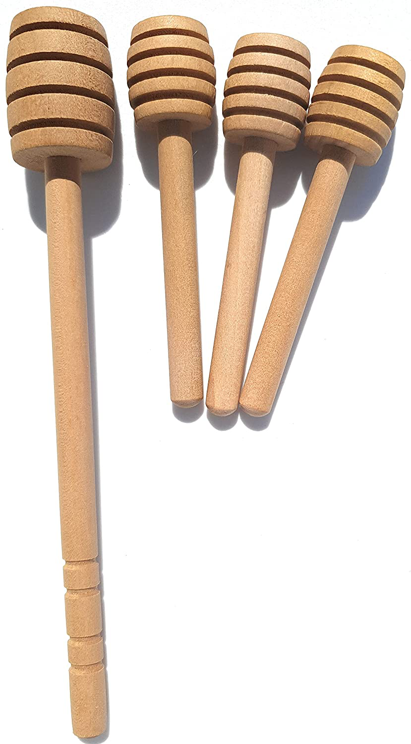 3 Pack Honey Dipper Stick | Honey Dipper-Charcuterie Accessories | Honeycomb Stick| Honeycomb Spoon | Charcuterie Utensils | Honey Spoon | Honey Server | Honey Stirrer | Honey Wooden Dipper 3 Inch