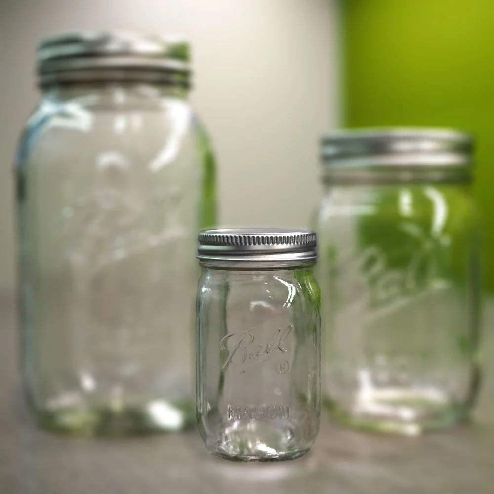 Ball Mini Mouth 4 oz Miniature Storage Mason Jar with One-Piece Lid (1-Count)