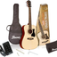 Ibanez 6 String Acoustic Guitar Pack, Right Handed, Natural Gloss (IJV30)