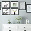 Giftgarden 5x7 Picture Frame 7 Pack Real Glass Black Frames Set for Tabletop Display or Gallery Wall