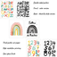 Nursery Wall Decor 3 Double-Sided Kids Posters | Alphabet Poster, 123 & Rainbow Decor | Kids Room & Playroom Decor Wall Art, Baby Girl/Boy Room Decor | ABC Poster for Toddlers Wall