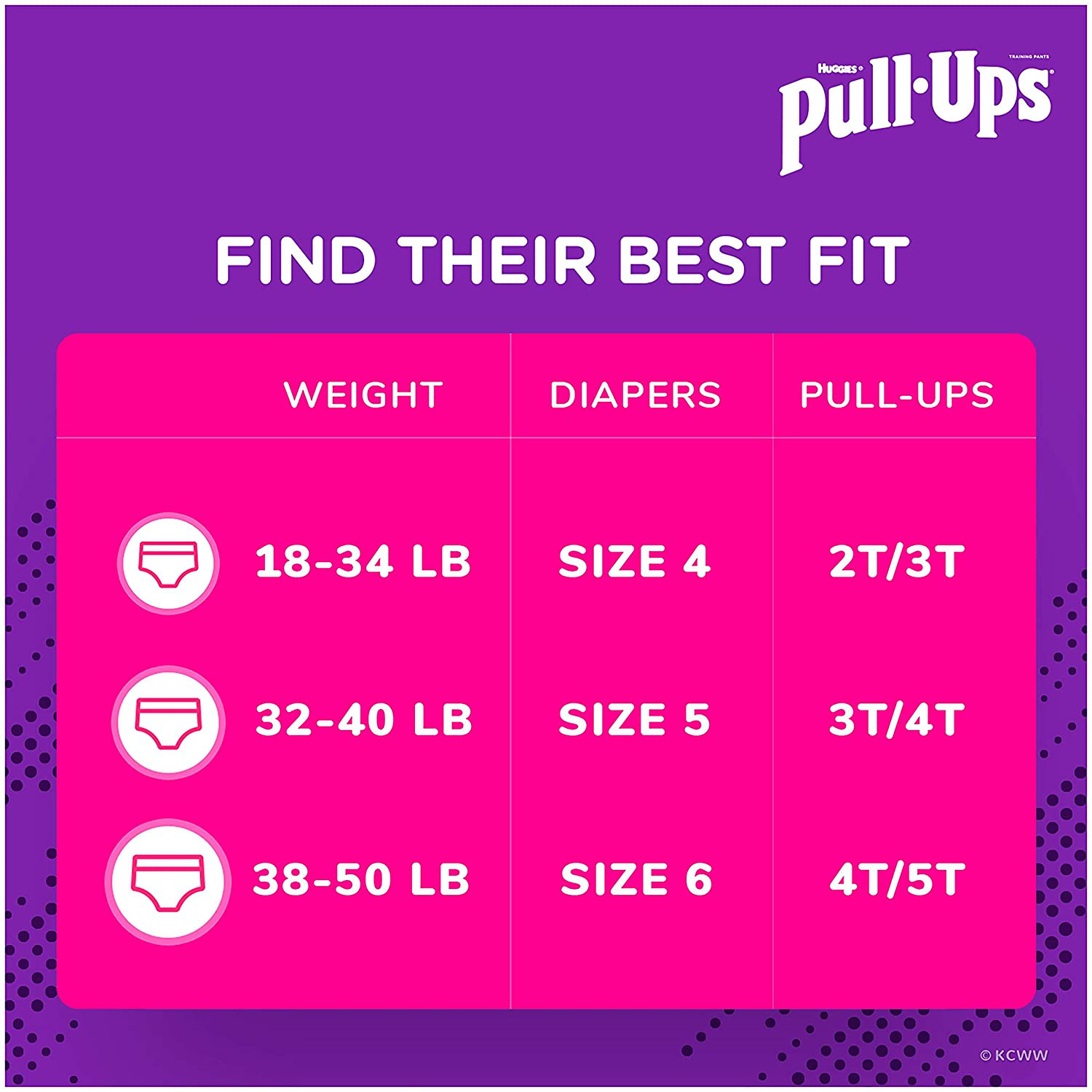 Pull-Ups Girls' Potty Training Pants Training Underwear