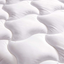 SLEEP ZONE Quilted Mattress Pad Cover Twin Cooling Fluffy Soft Topper Upto 21 inch Pocket, White, Twin