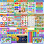 Educational Preschool Posters Learning Poster for Toddler Kid Kindergarten Classroom Learning Decoration, Large 16 x 11 Inch Nursery Homeschool Playroom Teaching Poster (Assorted Style, 20 Pieces)