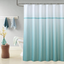 Haizhidian Extra Long Cloth Fabric Shower Curtain, Heavy Duty Shower Curtain, No Chemical Odor and Machine Washable