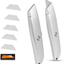 Internet's Best Classic Utility Knife - Set of 2 - Retractable Razor Knife Set - Extra Blade Refills - Box Cutter Locking Razor Knife - Full Metal Body