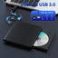 External DVD Drive, USB 3.0 USB C CD Burner Portable DVD CD +-RW Drive DVD Player for Laptop CD ROM Burner Compatible with Desktop PC Windows Linux OS Apple Mac