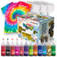 Tie Dye Kit - Tie Dye Kits for Kids - Includes 4 White T-Shirt - 12 Large Colors Tie Dye - Tie Dye Kits for Adults