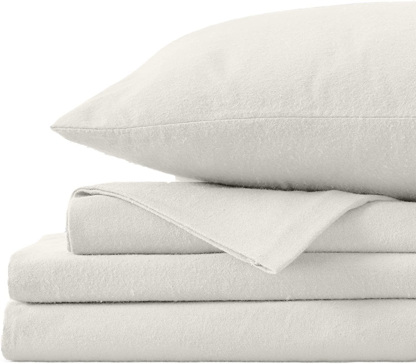 Luxury Home Extra Soft 100% Turkish Cotton Flannel Sheet Set - Deep Pocket Bed Sheets