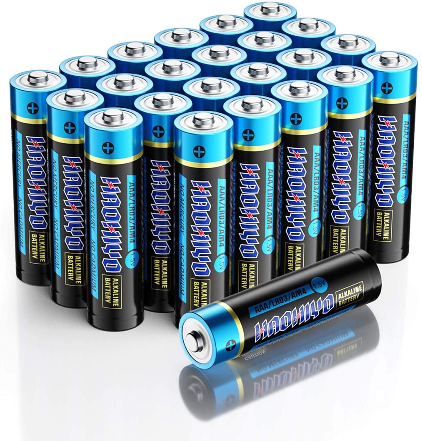 24 or 100 Pack of AAA Battery Alkaline  for Household and Business 